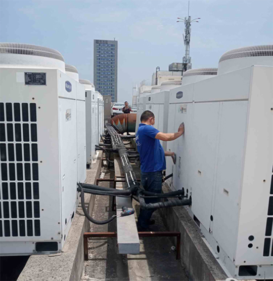 碧江中央空调制热和不制冷系统维修方法